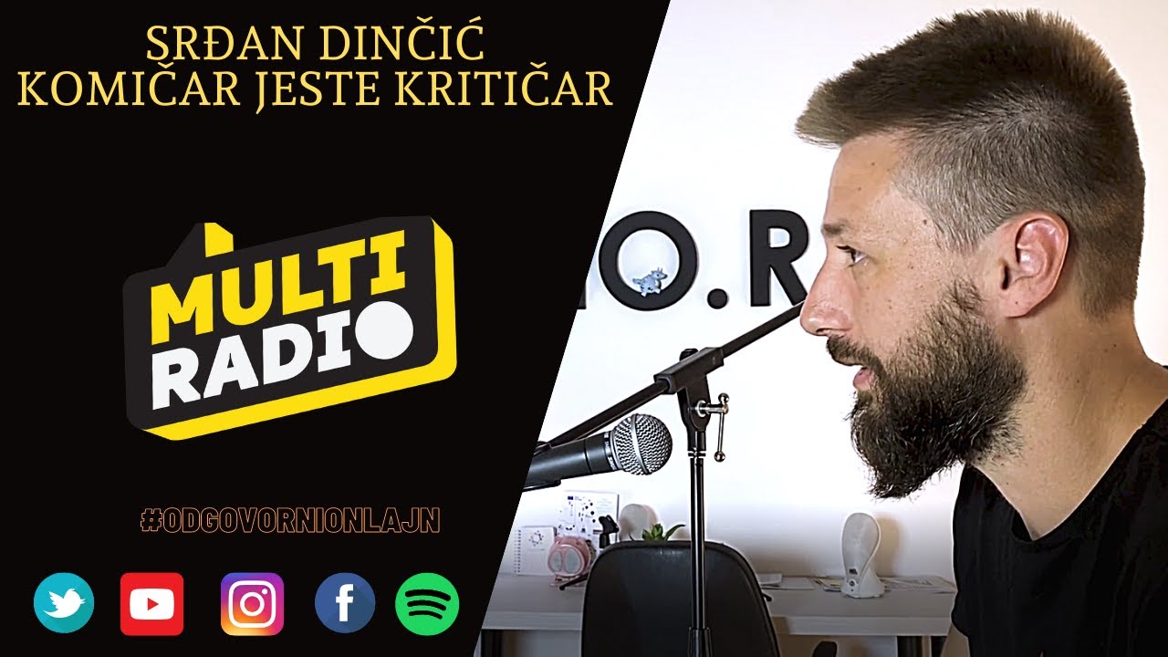 Srđan Dinčić: Komičar jeste kritičar