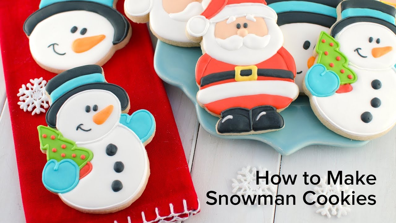 How to Make Snowman Cookies
