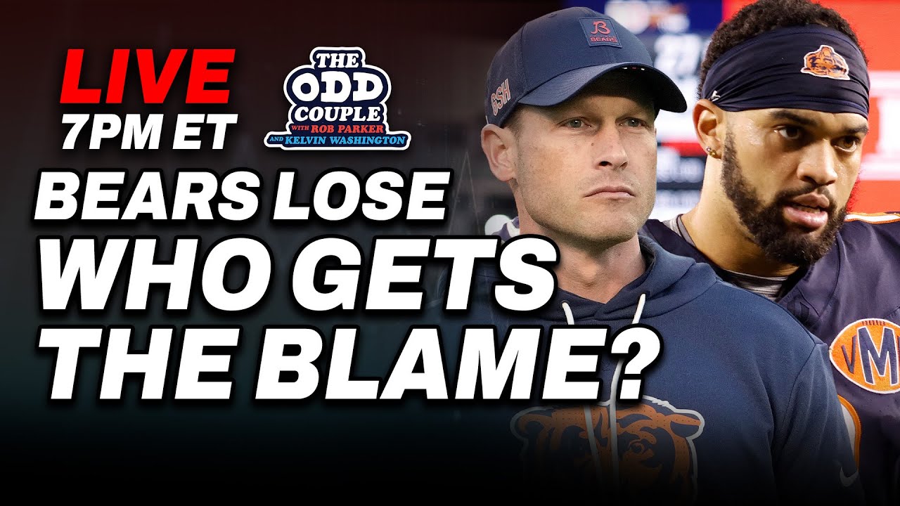 Caleb Williams or Ben Johnson to Blame for Bears’ Loss to Vikings? | THE ODD COUPLE LIVE