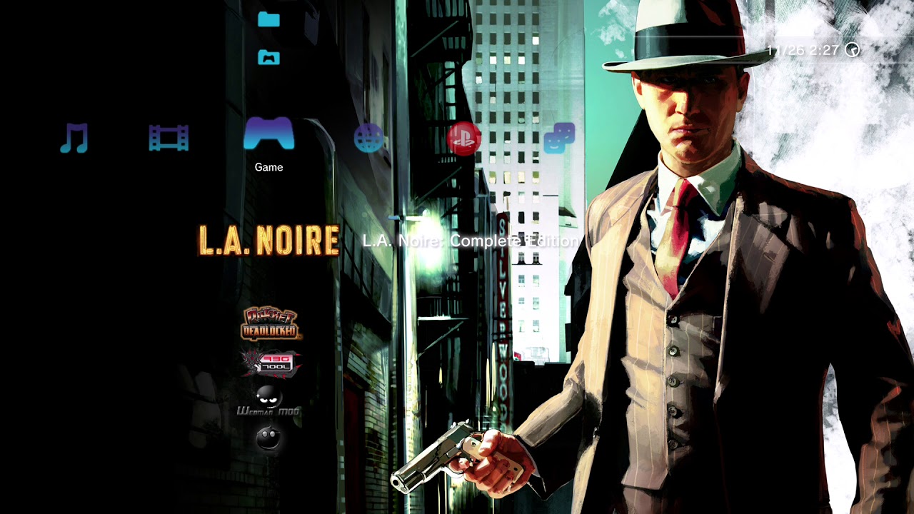 L.A. Noire (PS3) - XMB Menu Theme Music - High Quality