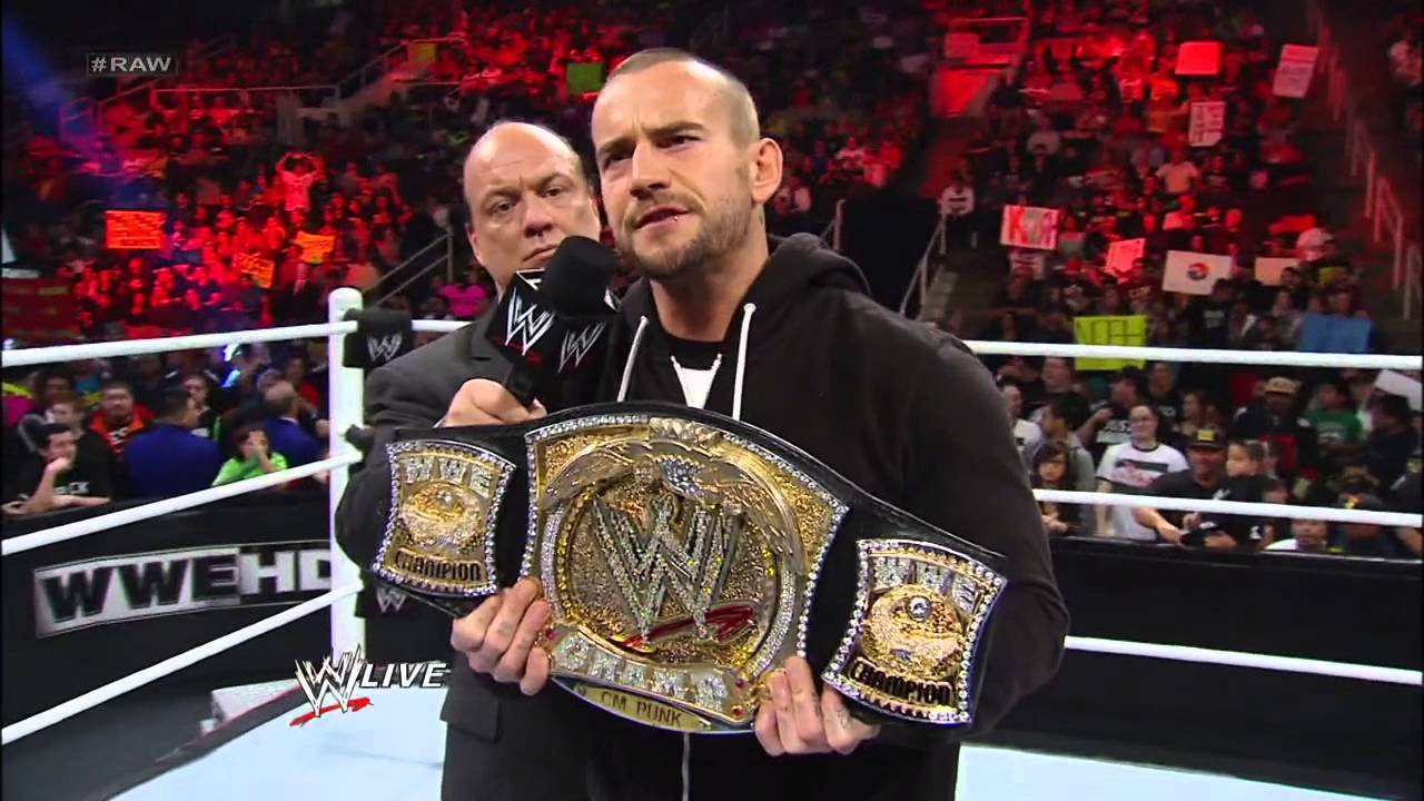 CM Punk объявляет, что время Рока на Royal Rumble истекло: Raw, 21 января 2013 г.