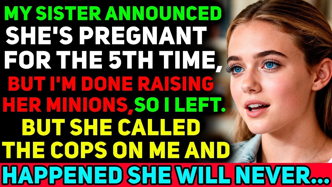 My Sister Announced She’s Pregnant for the 5th Time, but I’m Tired of Raising Her Own Kids, Then I