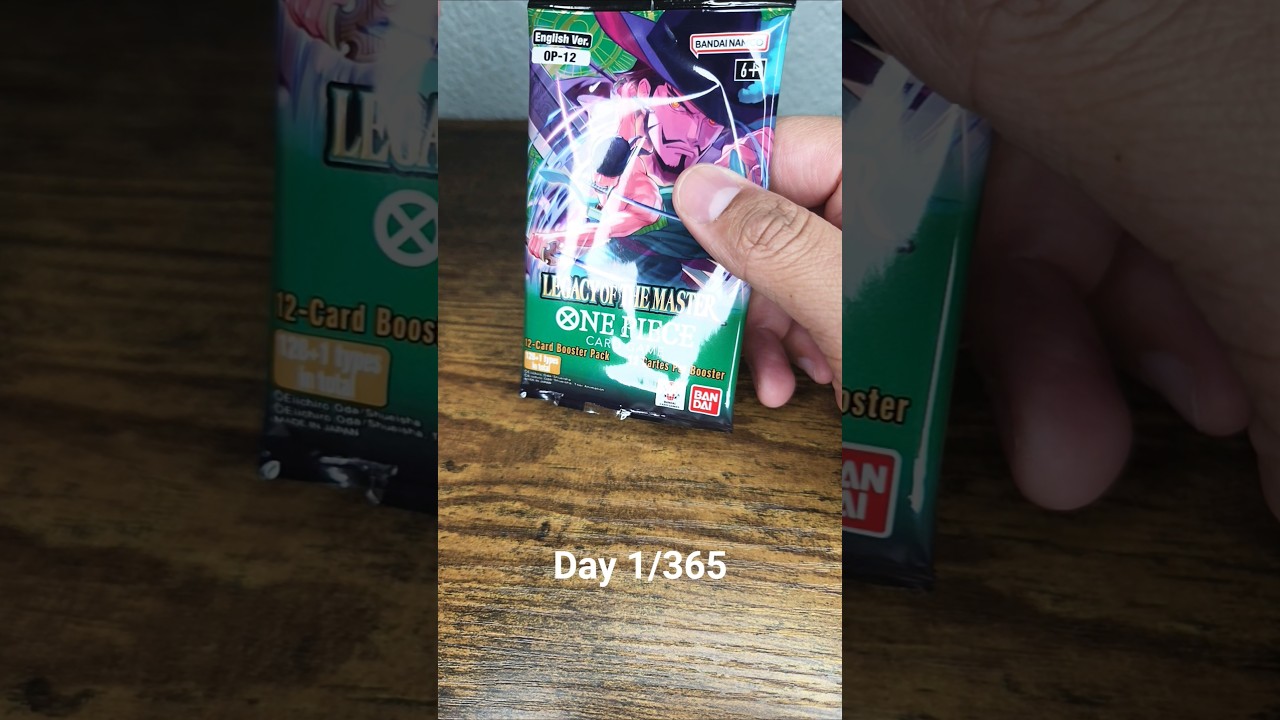 Day 1/365 of opening packs 