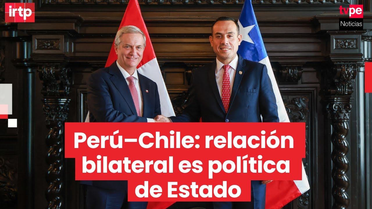 Presidente Jerí: relación bilateral con Chile es una política de Estado