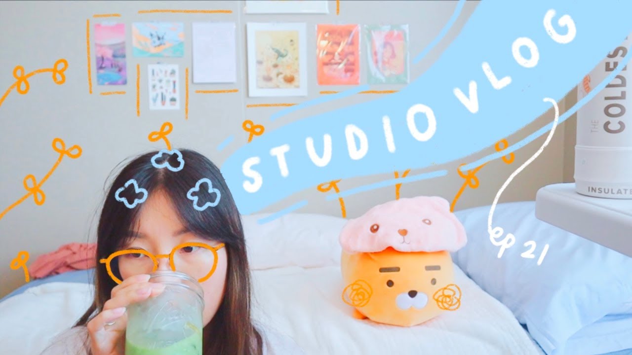 🎨 studio vlog ep. 21: shop update behind the scenes, repotting pilea, and cutting lots of prints!