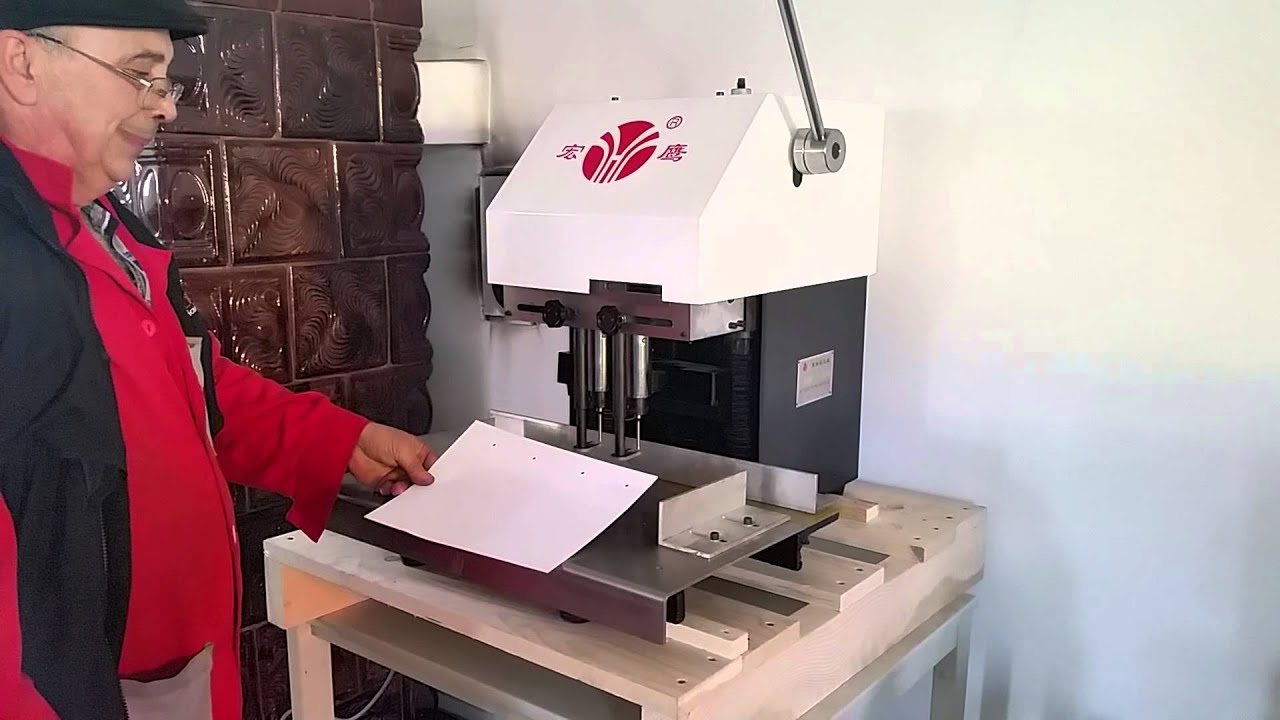 Masina de gaurit cu 2 capete | 2 Head Paper Drill