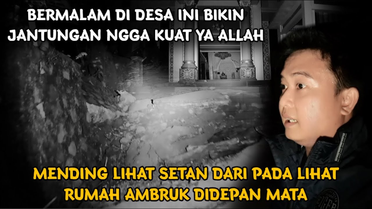 KONDISI TERKINI ! MALAM HARI SEMUA RUMAH BERGERAK HAMPIR TERJEBAK DI TENGAH LONGSOR
