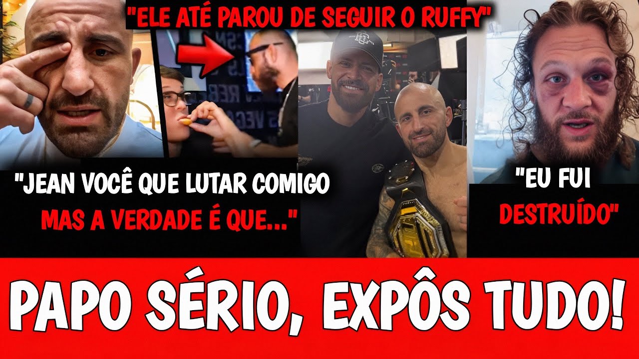 EXPÔS TUDO🚨 Volkanovski RESPONDE Jean Silva| Fiziev REVELOU TUDO| Parrumpinha MANDOU A REAL| UFC