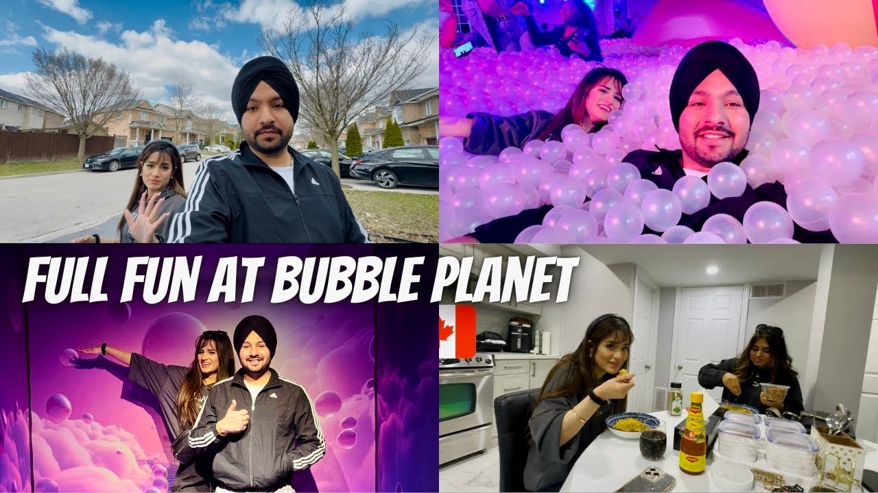 Arsh nu Lagg Gyi Satt🥹 ||Bachean Vaang Kita Full Enjoy😍 ||Full Fun at Bubble Planet🇨🇦|| @JassArsh