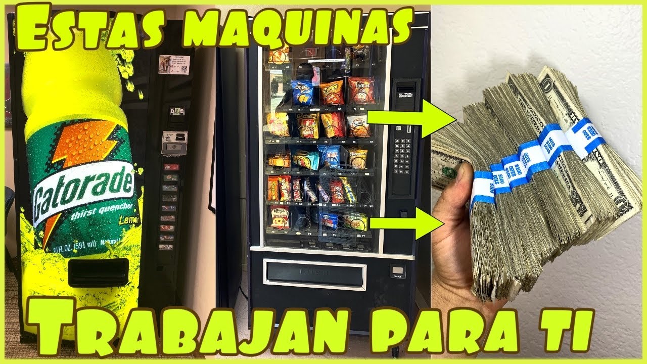 CUANTO PUEDES GANAR CON MAQUINAS EXPENDEDORAS O VENDING MACHINES