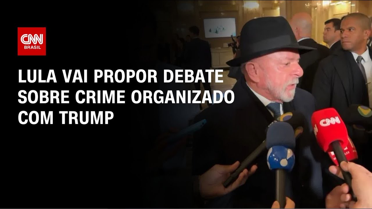 Reunião com Trump: Lula pretende debater combate ao crime organizado com americano | CNN 360º