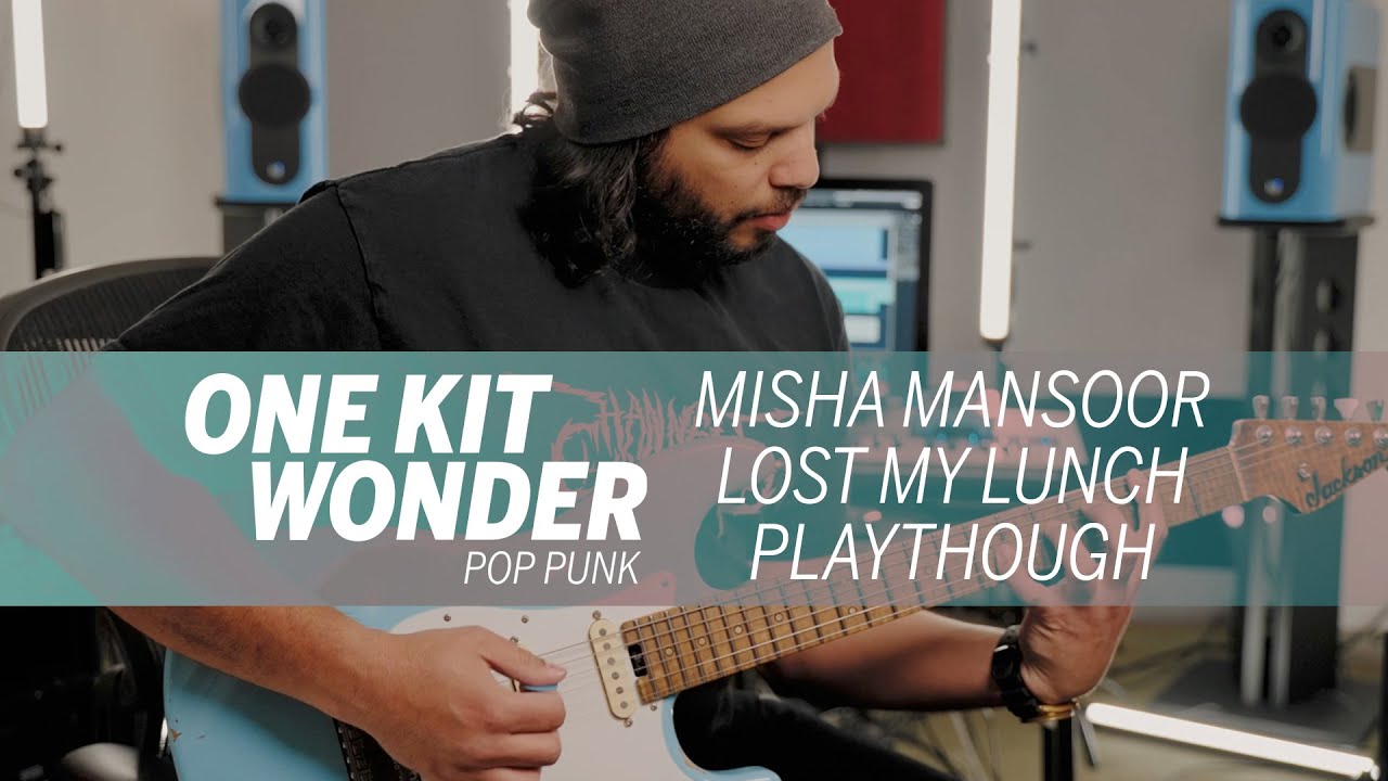 Misha Mansoor 'I Lost My Lunch' Playthrough | One Kit Wonder: Pop Punk