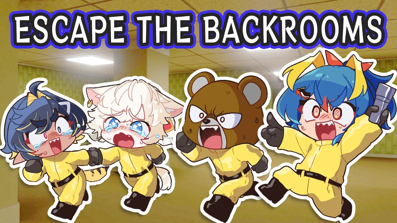 【#escapethebackrooms】恐ろしい場所から愉快な仲間と一緒に頑張って脱出するぞー！！！（コラボ相手は概要欄に記載）【#戌星ひつじ/#Vtuber/#少年声Vtuber】