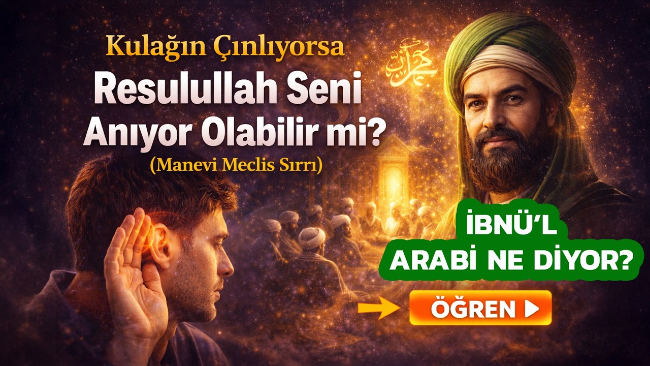 Kulağın Çınlıyorsa Resulullah Seni Anıyor Olabilir mi? (Manevi Meclis Sırrı)