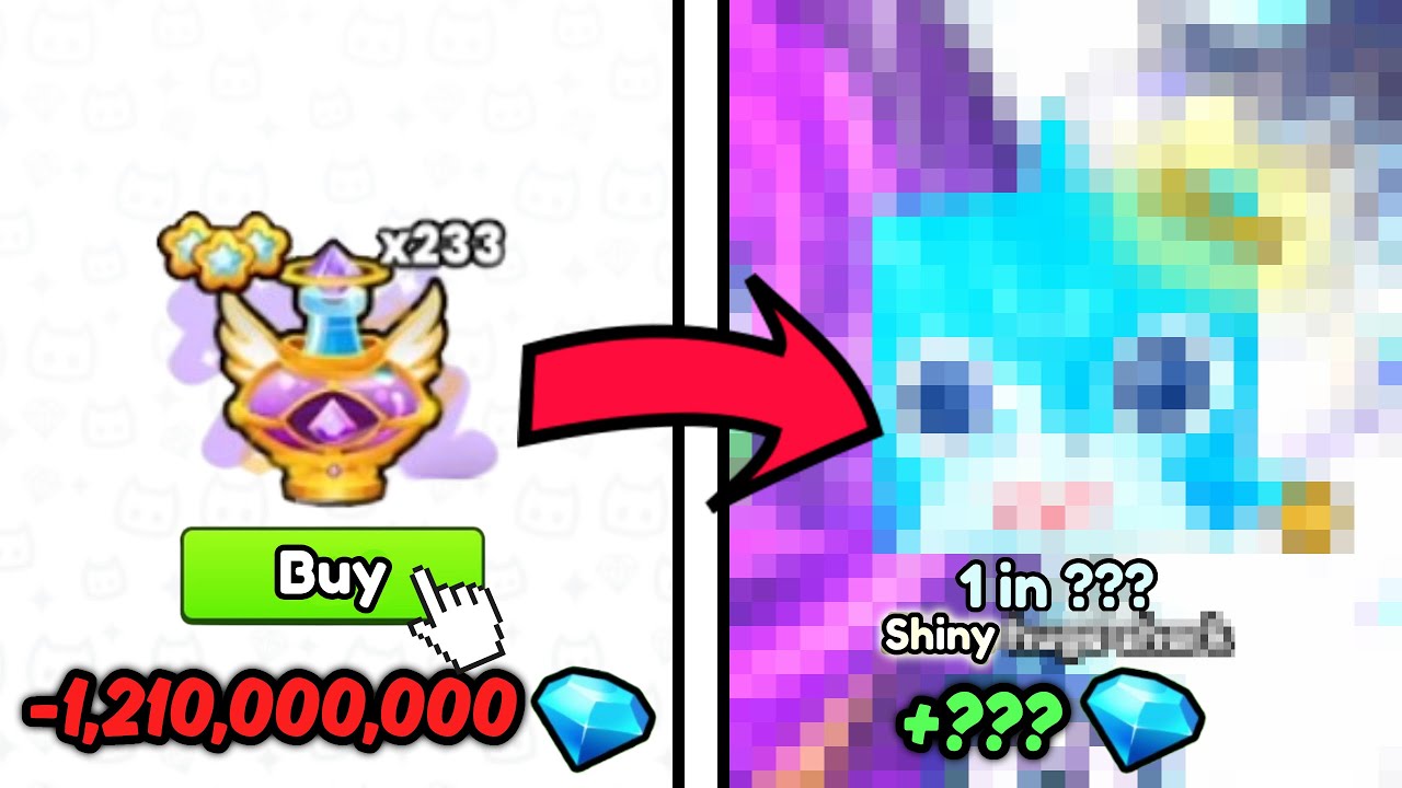 I Opened Over 230 *BROKEN* GOD POTIONS In Pets Go!