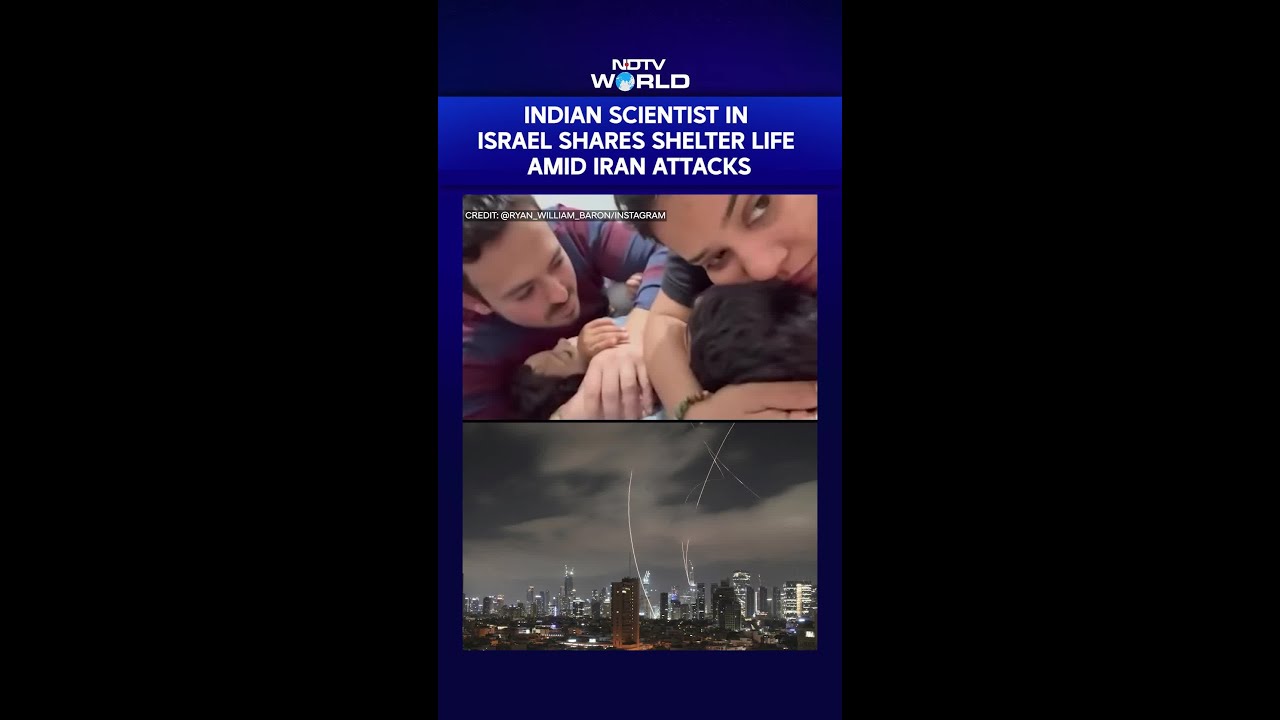 Indian Scientist In Israel Shares Videos Of Shelter Life Amid Iranian Missile Attacks