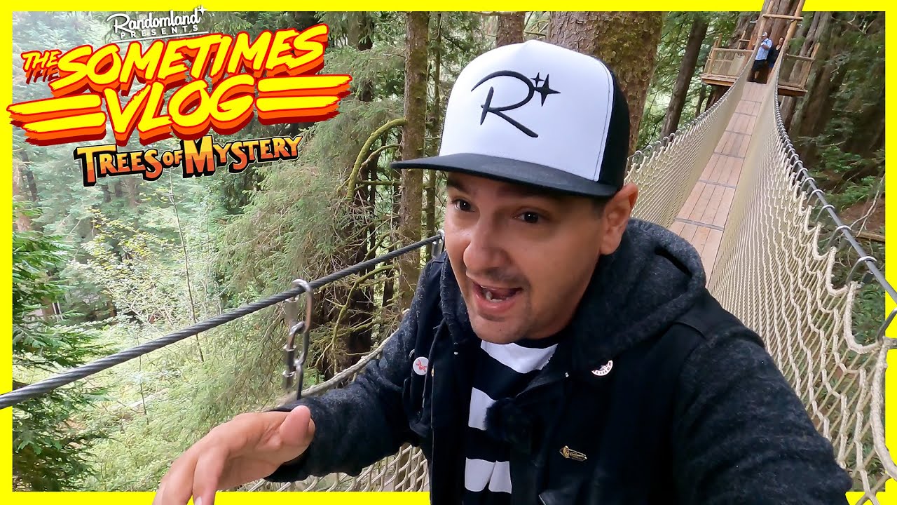 Terrifying Treetop Trail in the Redwoods! Trees of Mystery!
