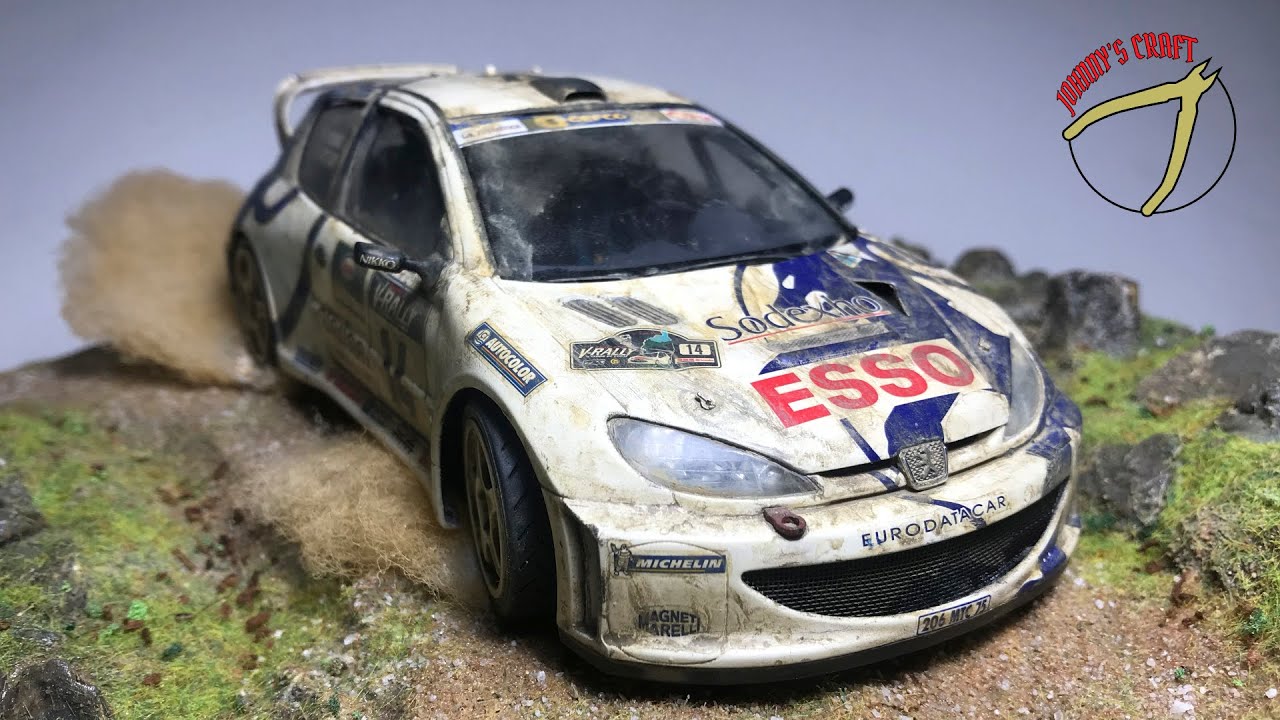 Building Diorama: 1/24 Tamiya Peugeot 206 WRC 1999