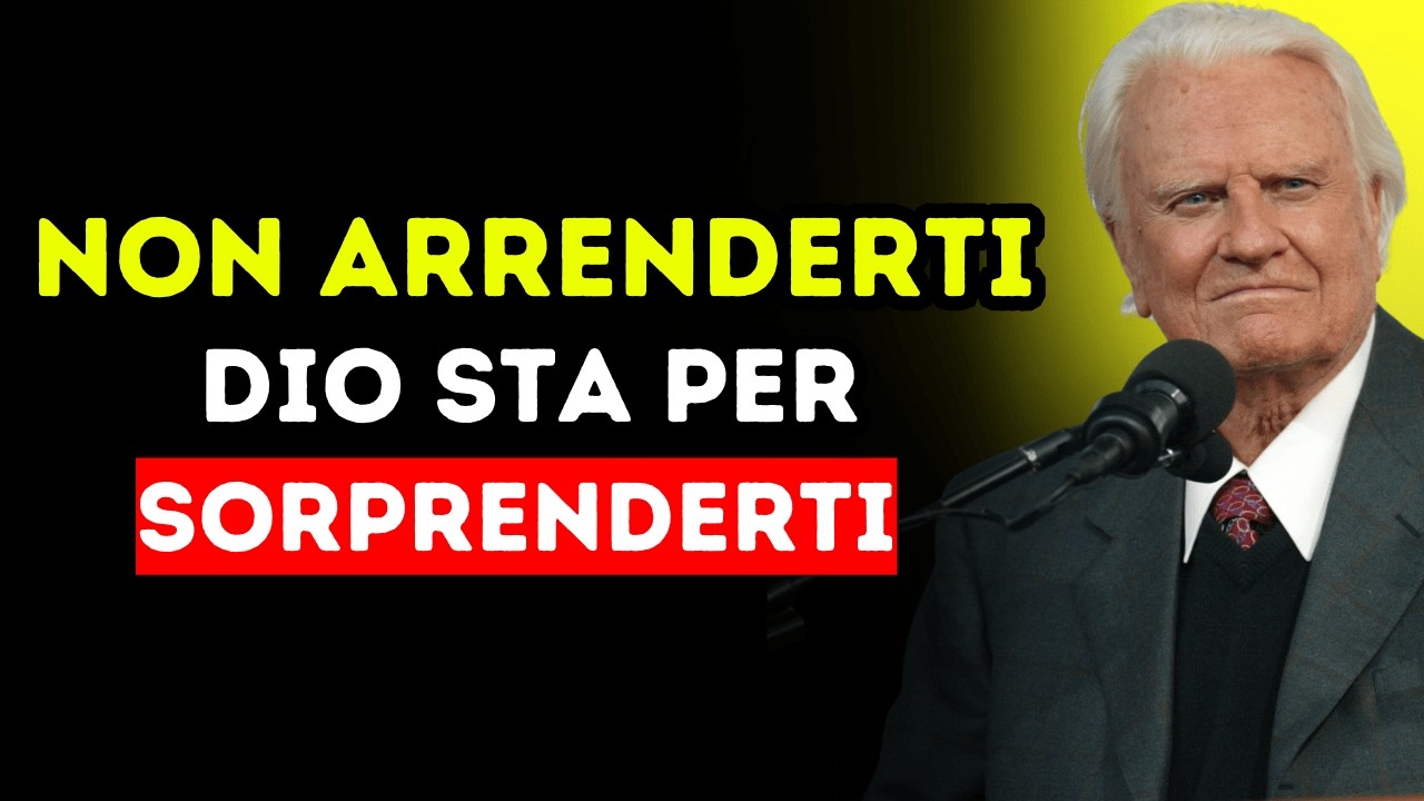 Eletto: Dio sta per sorprenderti — sa quanto sei stanco ultimamente | Billy graham