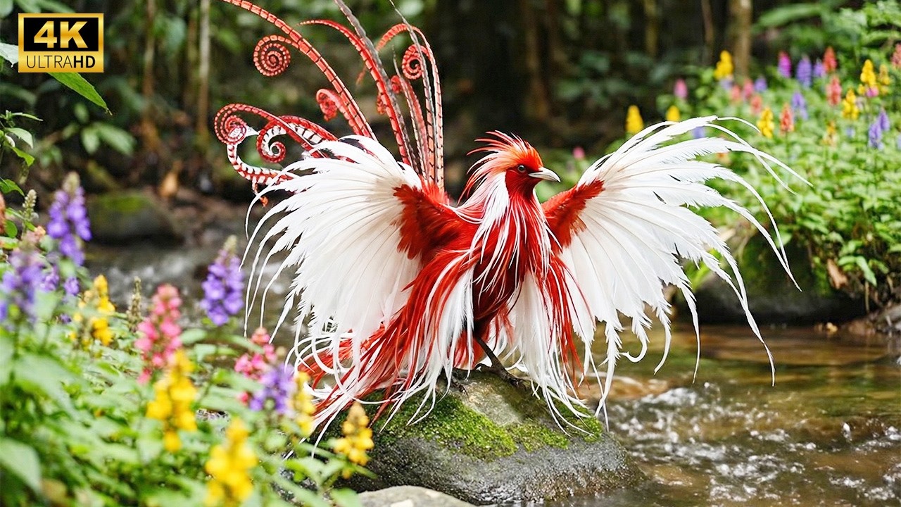 Top 100 Most Rare, Beautiful & Strange Birds in the World 🌿 Nature Sounds  4K ASMR