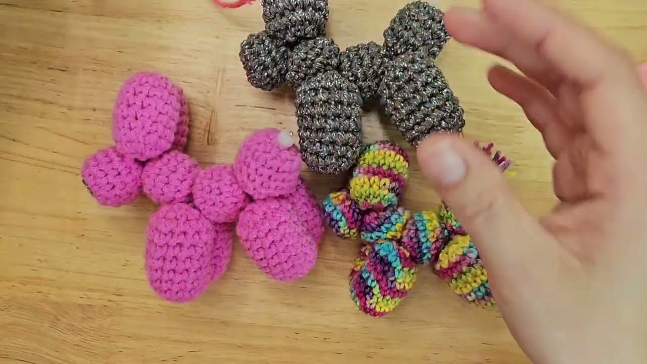🎈crochet balloon dog tutorial 气球狗钩织教程（中文）