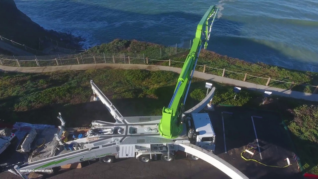 Pacifica Coastal Erosion - Concrete Pumping Part I
