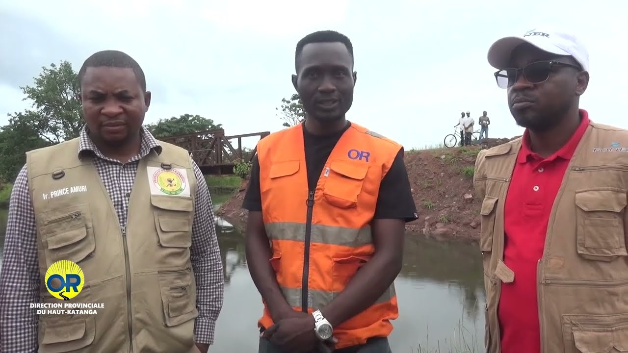 Office des Routes, visite d'inspection de la  RN°5, tronçon Kasomeno-Kilwa avant la réhabilitation