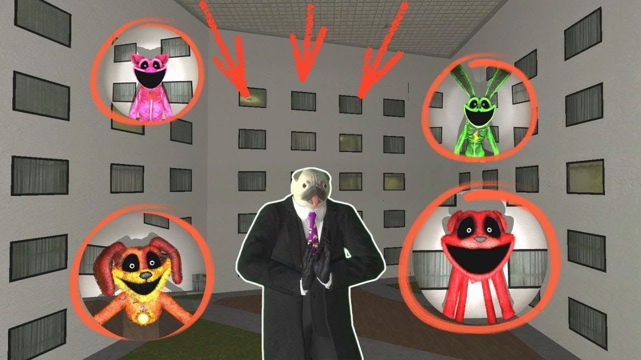 POPPY PLAYTIME AİLESİ HOTELDE TEKRAR KAYBOLDU LİMİNAL HOTEL GARRY'S MOD