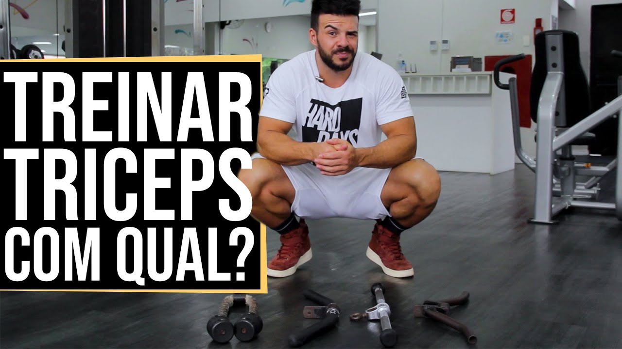 COM QUAL BARRA VOCÊ DEVE TREINAR TRÍCEPS
