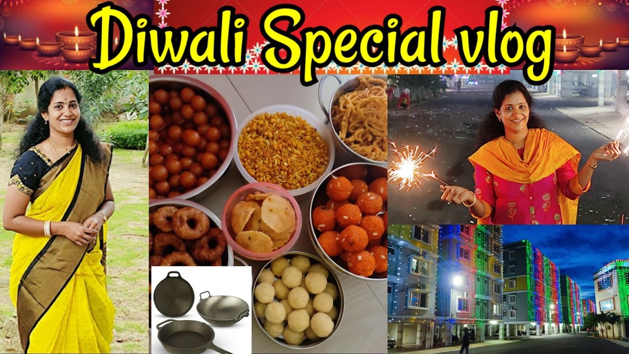 Diwali vlog 2021🪔| Dress shopping & sweets preparation|Unboxing cast iron products #diwali #vlog