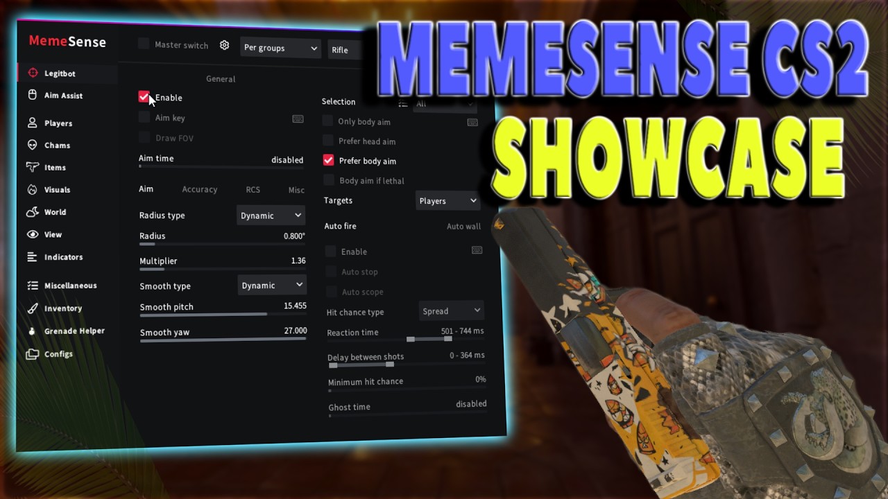 I Showcased The Best CS2 CHEAT | MemeSense