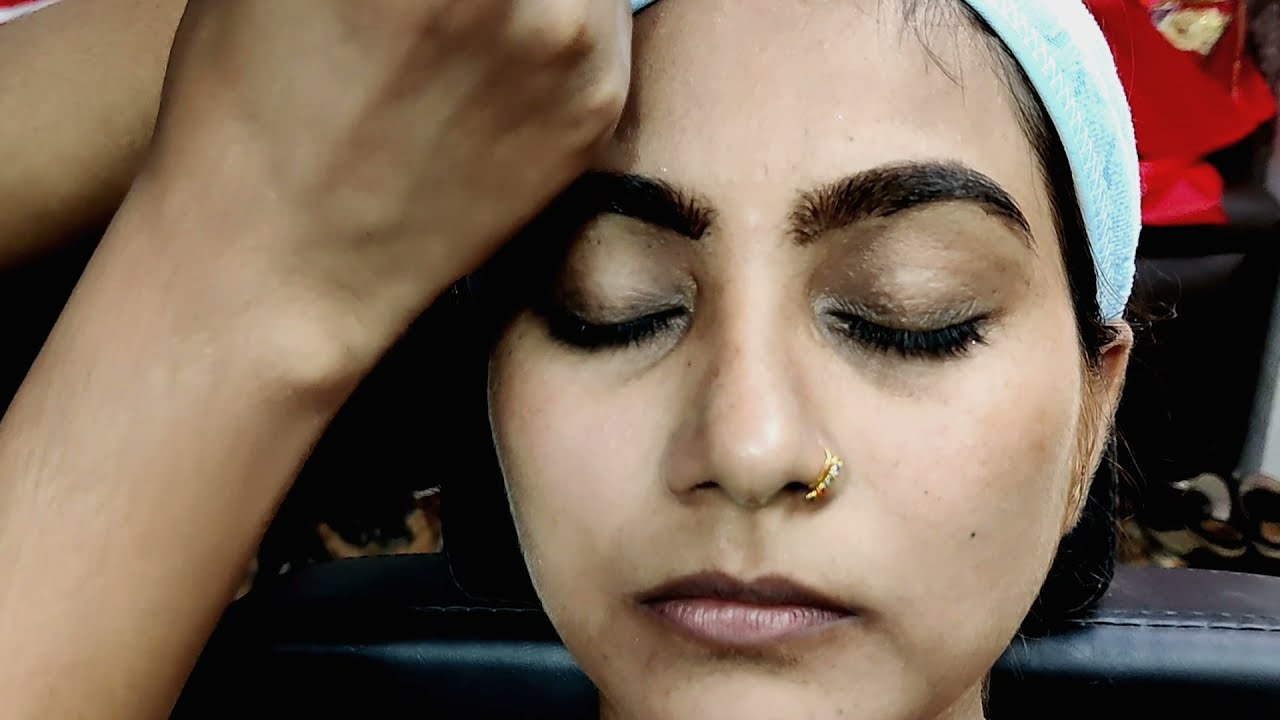 Learn step by step Dusky skin bridal makeup Beginners / सांवली स्किन पर दुल्हन का मेकअप कैसे करें