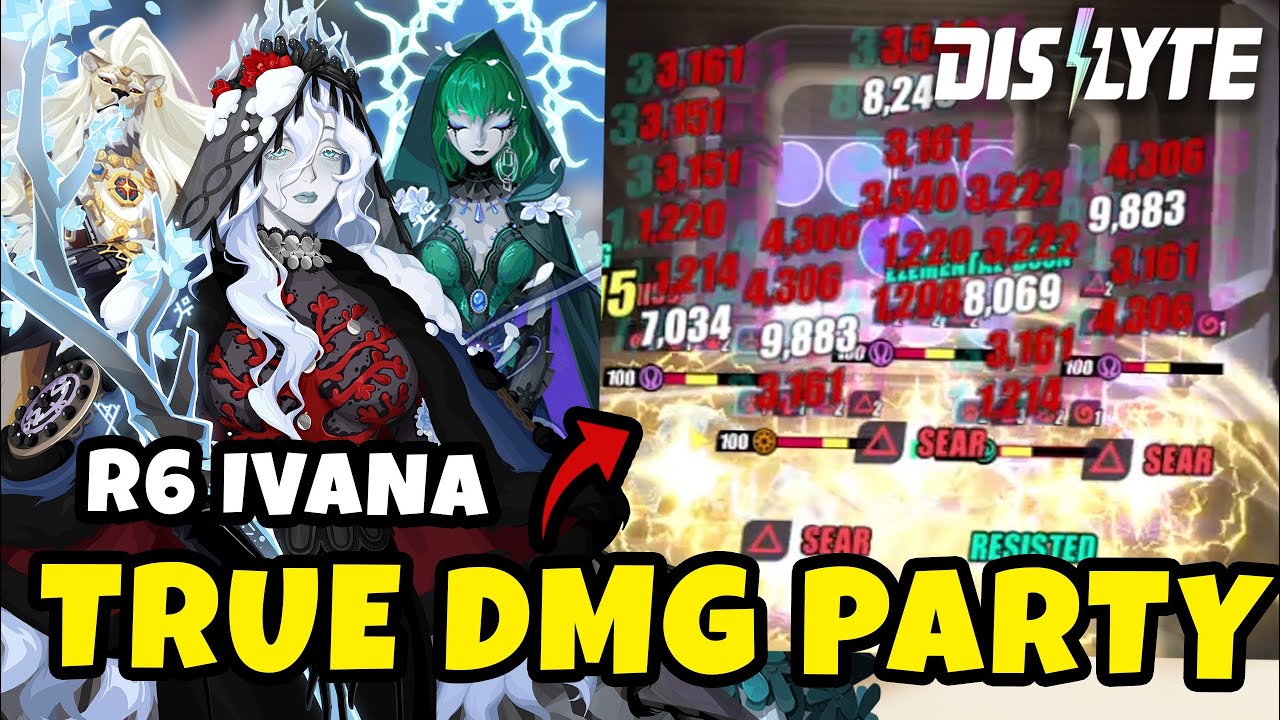 R6 Ivana Is SO FUN ! TRUE DMG DEBUFF PARTY ! | DISLYTE