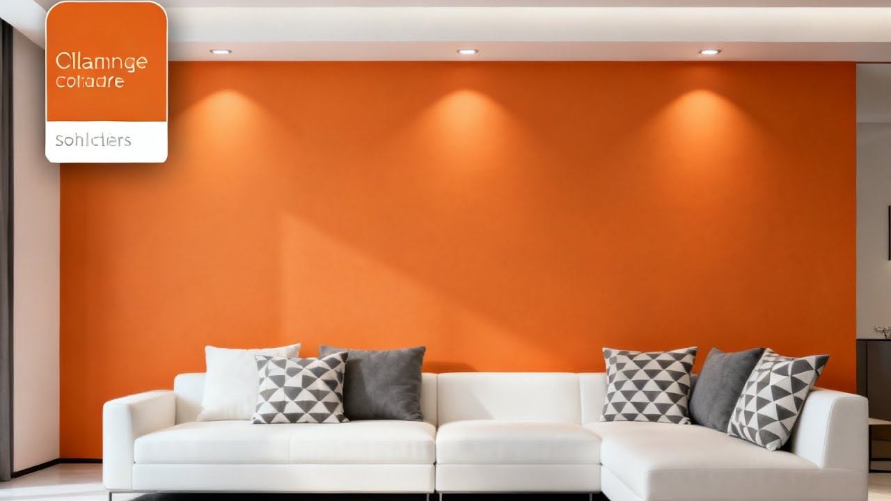 trend ramadhan, cat tembok warna orange jeruk | Ramadan trend, orange wall paint