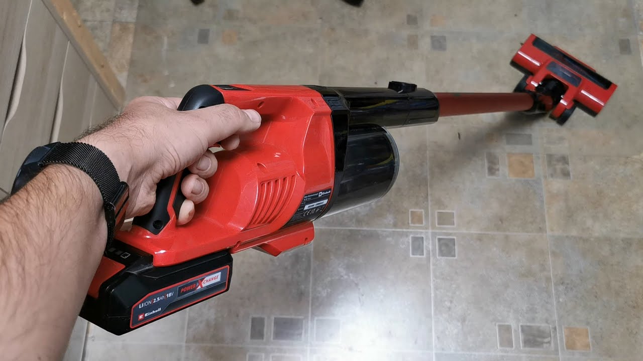 EINHELL TE-SV 18 Li-Solo Cordless Stick Vac (Vacuum) Cleaner - unboxing, review and test