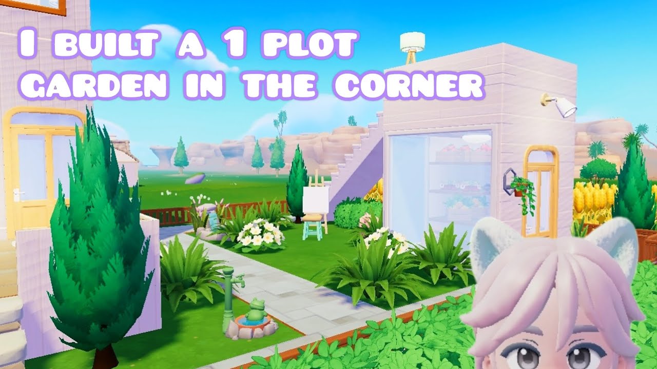 I built a 1 plot 'cozy garden' at the corner (1×1) | Heartopia 