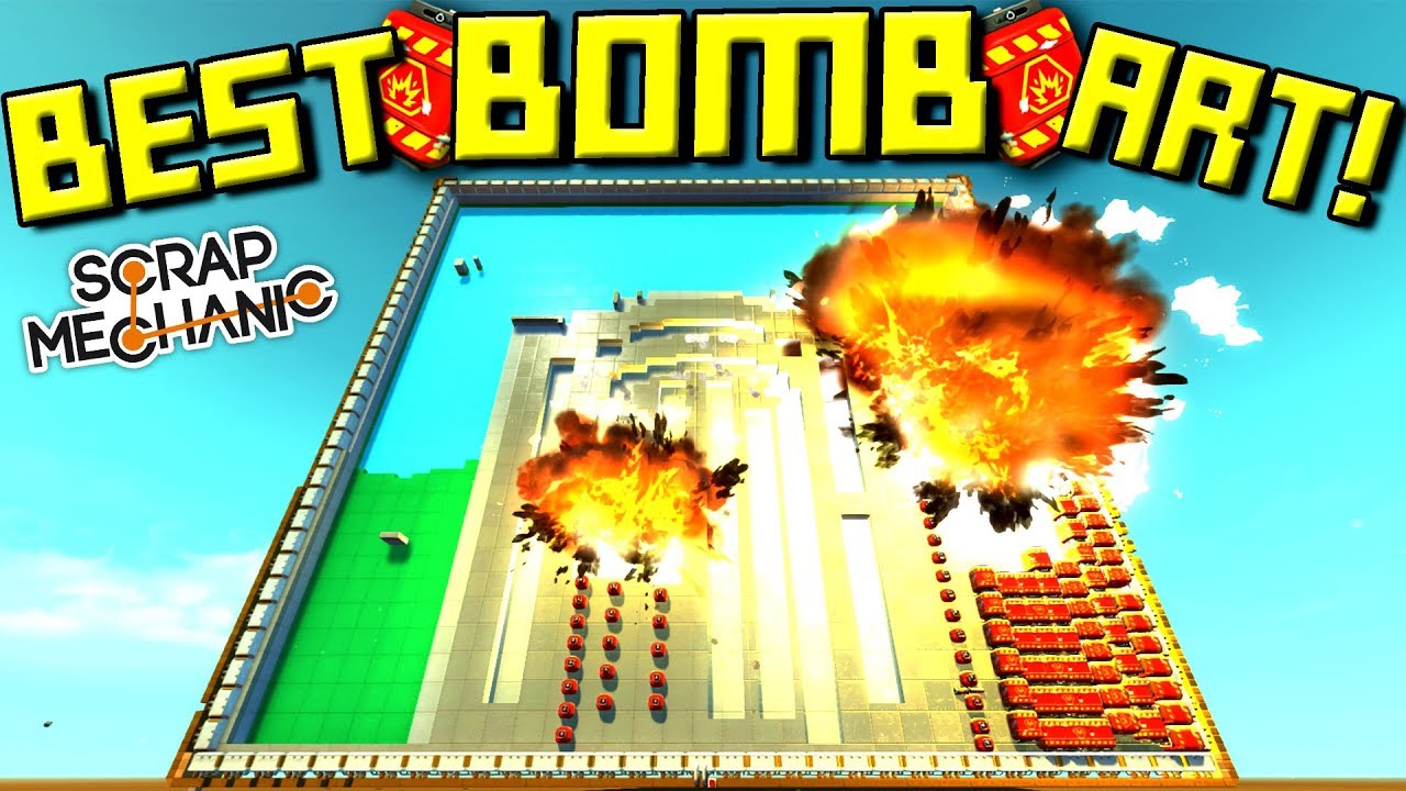 Explosive Art Challenge Results! - Scrap Mechanic Gameplay