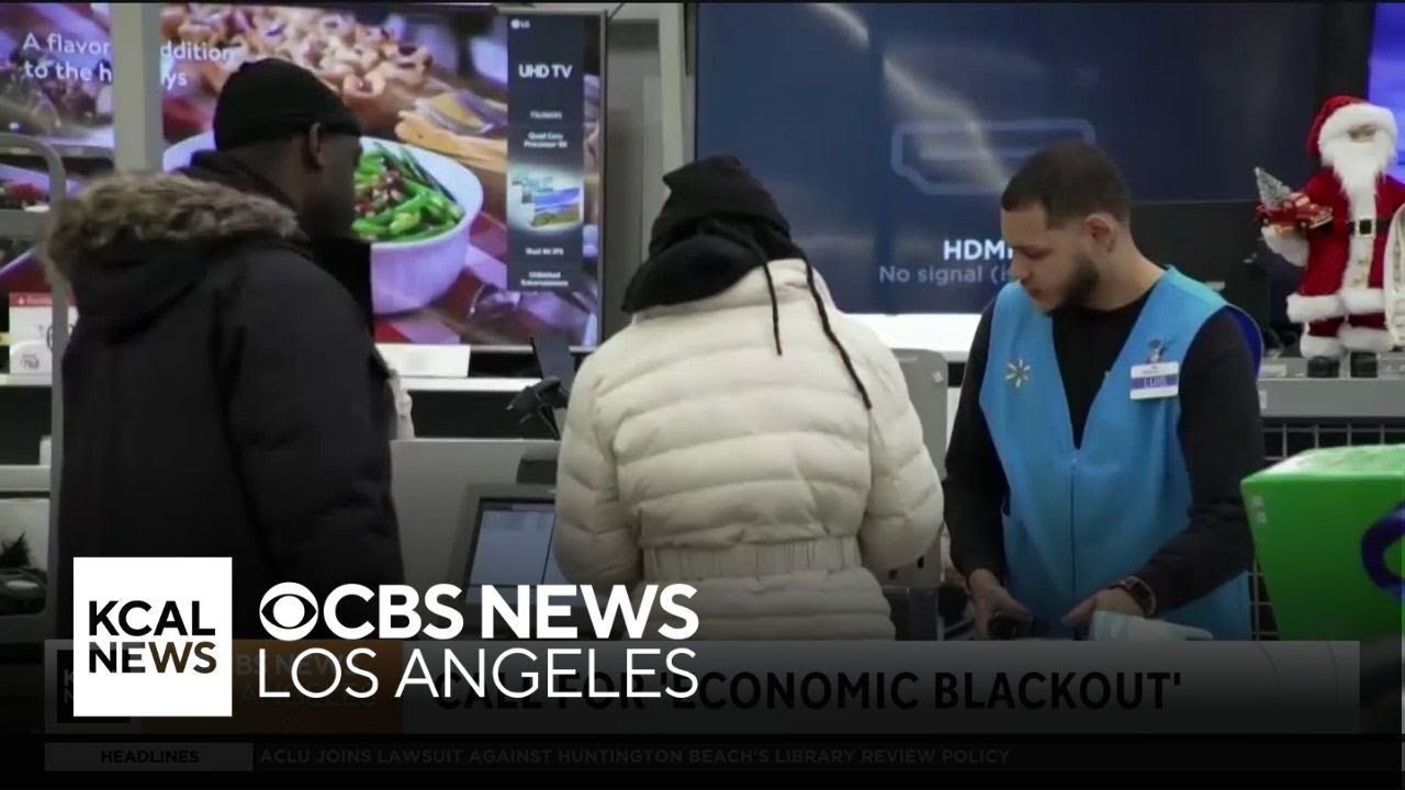 Southern California participates in the nationwide “economic blackout”
