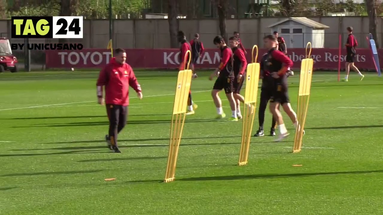 Roma - Brighton allenamento rifinitura alla vigilia: c’è Karsdorp, dubbio difesa a tre