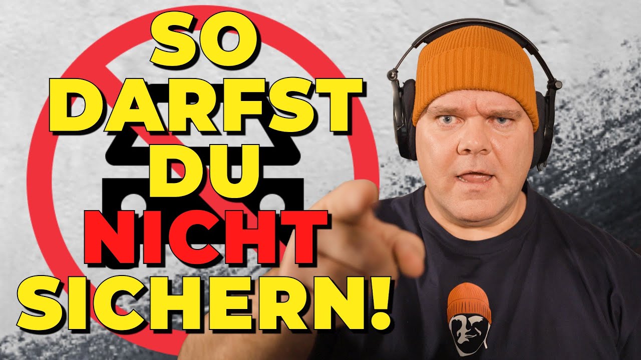 FALSCHE Ladungssicherung macht mich sprachlos...