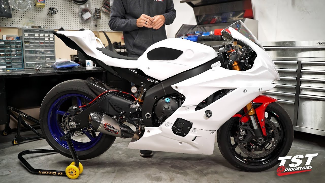 Начало трансформации Yamaha R6 2019 года! [Race Build Series, эпизод 1]