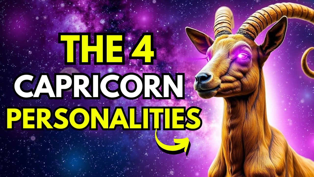 THE 4 PERSONALITIES OF A CAPRICORN ♑🐐 WHICH ONE IS YOURS?