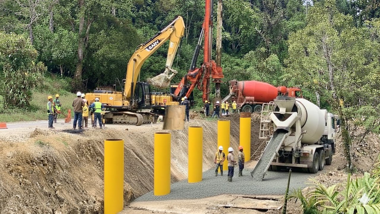 Gerak Cepat Dalam Pengecoran”Menghabiskan Dua Mixer Dalam Waktu Singkat