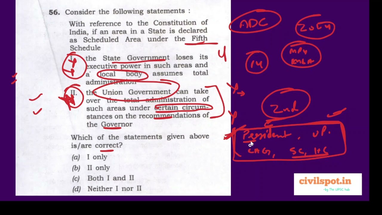 DAY 14 : DAILY PYQ RESEARCH PROGRAM | 5th Schedule - All PYQs