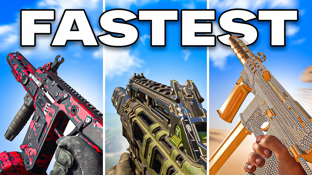 Using the FASTEST Firing Gun in EVERY Call of Duty
