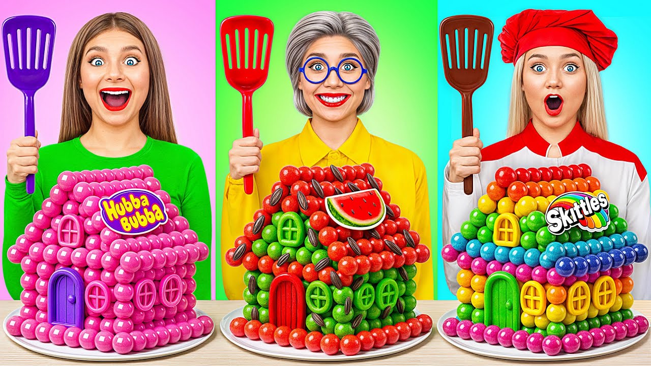 Кулинарный Челлендж: Я против Бабушки | Забавные Кухонные Лайфхаки от Candy DO