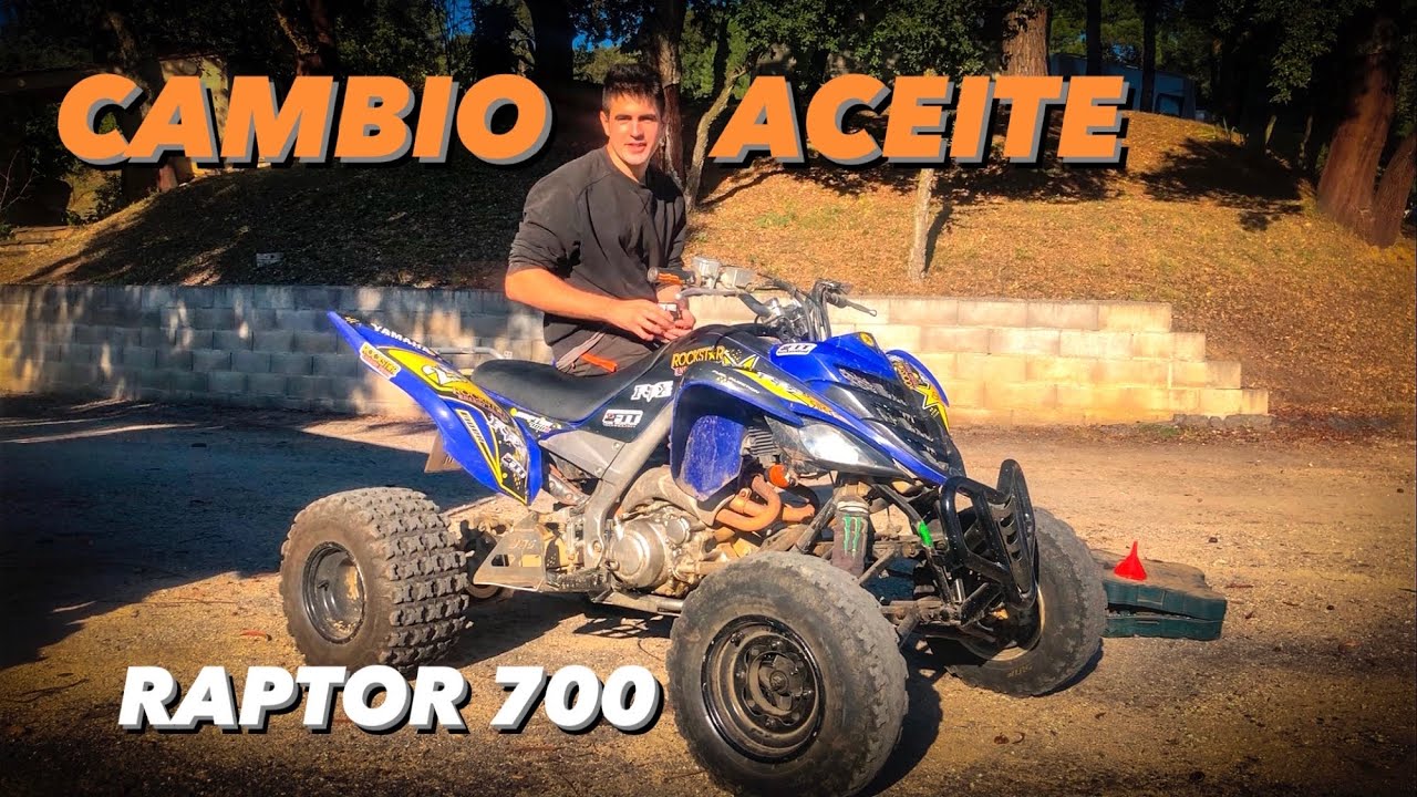 CAMBIO ACEITE PARA YAMAHA RAPTOR 700