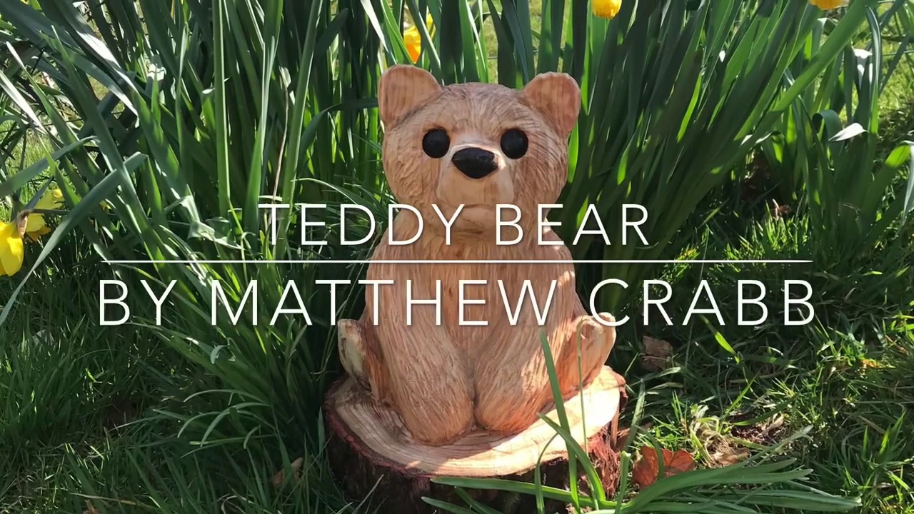 CHAINSAW SUPER CUTE TEDDY BEARS THAT SELL LIKE CRAZY! - HOW 2 CHAINSAW CARVE - by Matthew Crabb