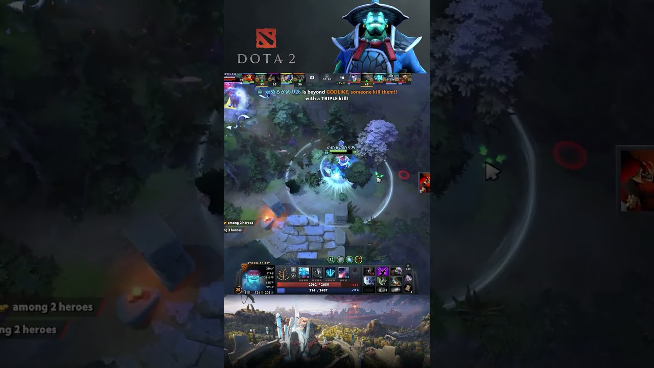 Storm Spirit Goes WILD! Insane Rampage in Dota 2! 🔥🔥