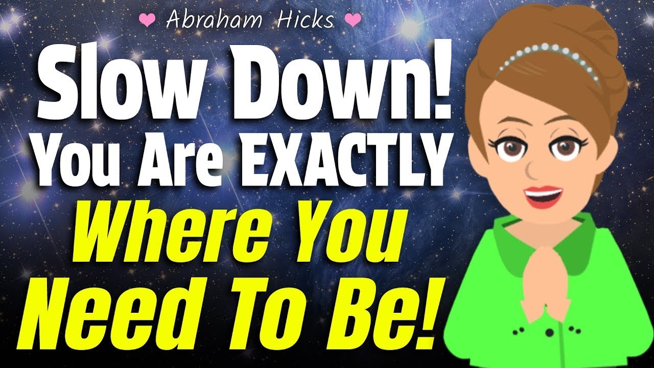 Loosen Up! You Are Exactly Where You Need to Be! 🕊️ Abraham Hicks 2024